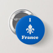 I Lilien-Frankreich-Knopf Button (Vorne & Hinten)