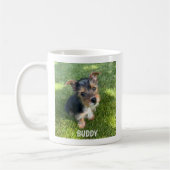 I Live On Coffee Love Dogs Photo Kaffeetasse (Links)