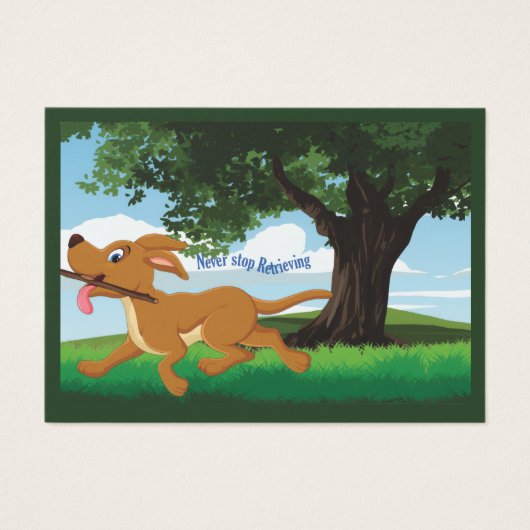 I Live to retrieve (Vorderseite)