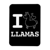I Llama Llamas Magnet (Vertikal)