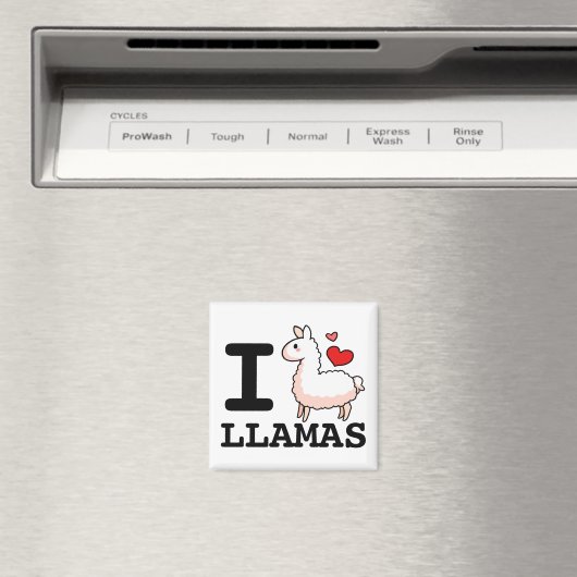 I Llama Llamas Magnet (In Situ (Geschirrspüler))