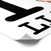 I Llama Llamas Poster (Ecke)