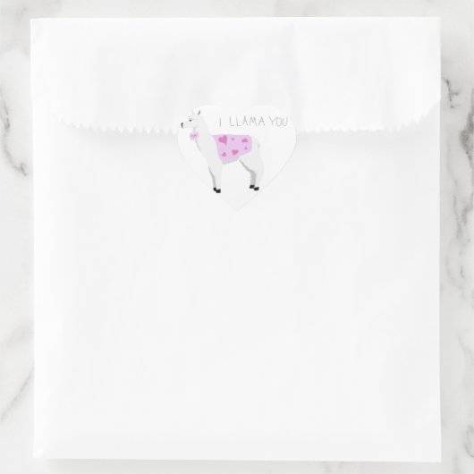 I Llama You Sticker (Tasche)