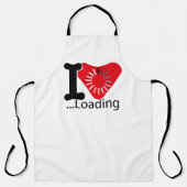 I LOADING HEART BY MASANSER PIXELAT SCHÜRZE (Vorderseite)