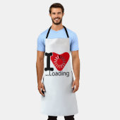 I LOADING HEART BY MASANSER PIXELAT SCHÜRZE (Getragen)