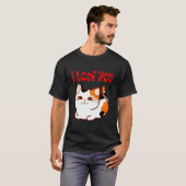 I Loaf You Cat Pun Humor T-Shirt (Vorne ganz)