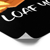 I Loaf You - Funny Pun Valentines Day Poster (Ecke)