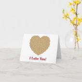 I Lobe You Note Cards Karte (Gelbe Blume)