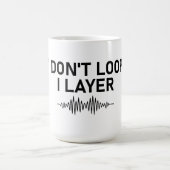 I Loop I Layer Minimal Music Kaffeetasse (Mittel)