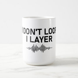 I Loop I Layer Minimal Music Kaffeetasse