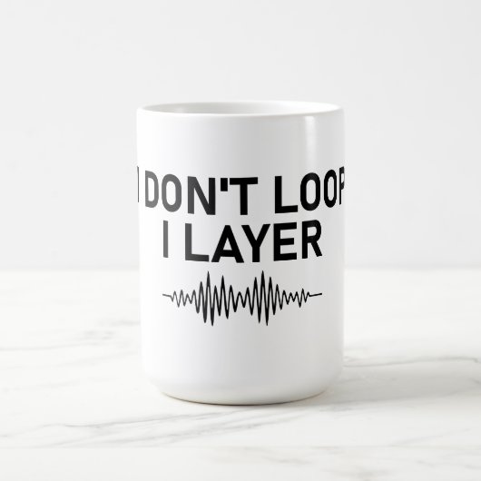 I Loop I Layer Minimal Music Kaffeetasse (Mittel)