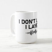 I Loop I Layer Minimal Music Kaffeetasse (Vorderseite Links)