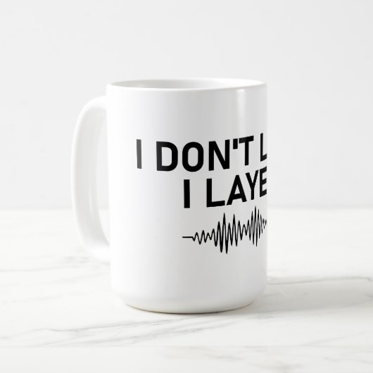 I Loop I Layer Minimal Music Kaffeetasse (Vorderseite Links)