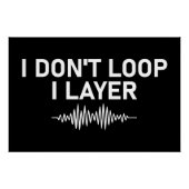 I Loop I Layer Minimal Music V2 Poster (Vorderseite)