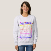 I Löse Probleme SUDOKU Sweatshirt (Vorne ganz)
