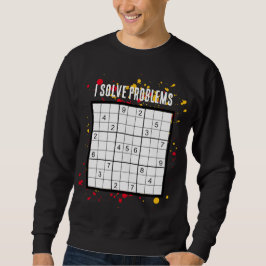 I Löse Probleme SUDOKU Sweatshirt