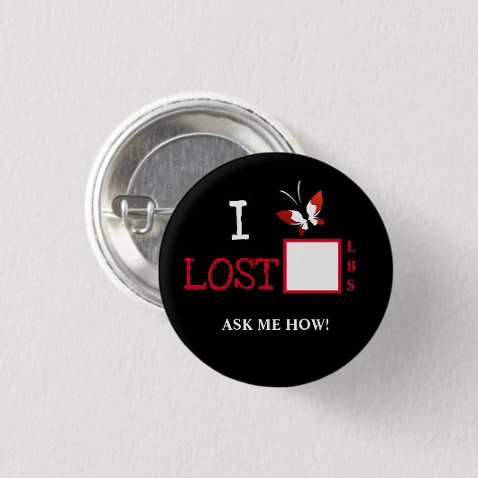 I LOST Button (Vorne & Hinten)