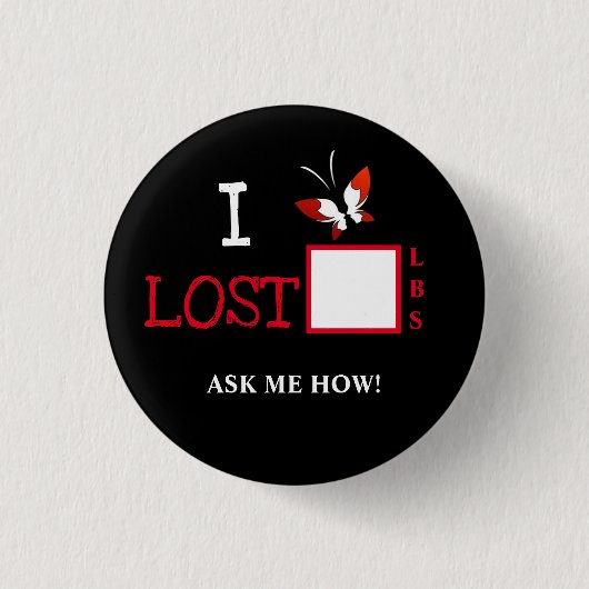 I LOST Button (Vorderseite)
