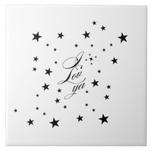 I lov ya  fliese