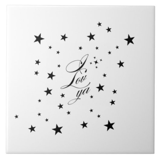 I lov ya fliese (Vorderseite)