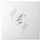 I lov ya  fliese (Vorderseite)