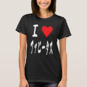 I love ファヒータス Fajitas Tex mex Arrachera Foodie Fan T-Shirt (Vorderseite)