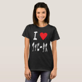 I love ファヒータス Fajitas Tex mex Arrachera Foodie Fan T-Shirt (Vorne ganz)