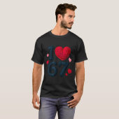 I Love 67 Cute Cozy 67 Knitted Yarn Pattern 67 Mem T-Shirt (Vorne ganz)