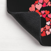 I Love 67 Valentine Heart_ Funny Meme Number 67 Te Mousepad (Ecke)