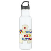 I love a Child With Autism Edelstahlflasche (Vorderseite)