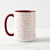 I Love A You — Personalized Initial “A” Romantic D Tasse (Links)