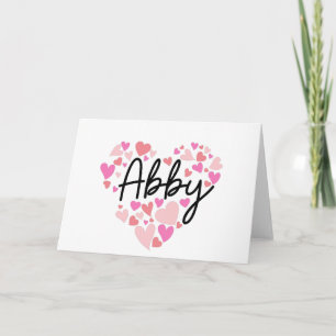 I love Abby - hearts for Abby