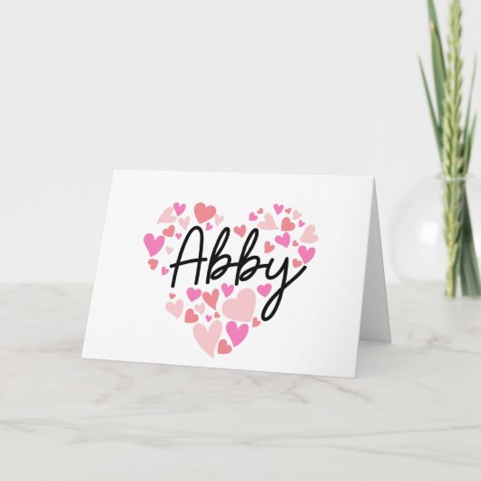 I love Abby - hearts for Abby (Vorderseite)