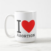 I love abortion kaffeetasse (Links)