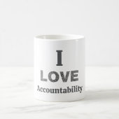I Love Accountability Coffee Mug Kaffeetasse (Mittel)