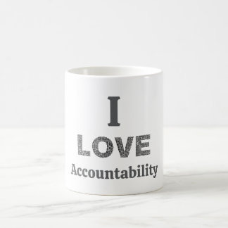 I Love Accountability Coffee Mug Kaffeetasse