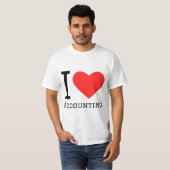 I love accounting T-Shirt (Vorne ganz)