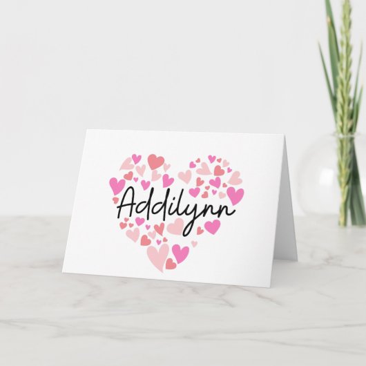 I love Addilynn - hearts for Addilynn (Vorderseite)