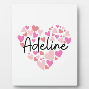 I love Adeline Fotoplatte