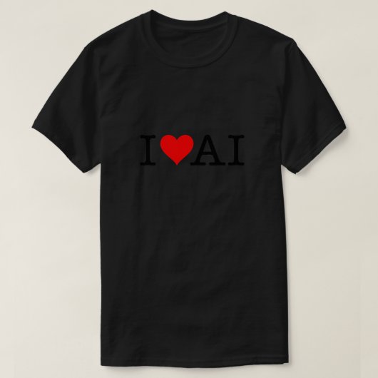I love AI 4 T-Shirt (Design vorne)