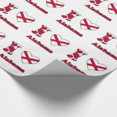 I love Alabama Geschenkpapier (Ecke)