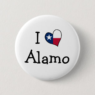 I Love Alamo Button