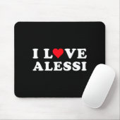I Love Alessi Matching Girlfriend & Boyfriend Mousepad (Mit Mouse)