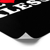 I Love Alessi Matching Girlfriend &amp; Boyfriend  Poster (Ecke)