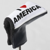 I Love America Golf Headcover (3/4 Vorderseite)