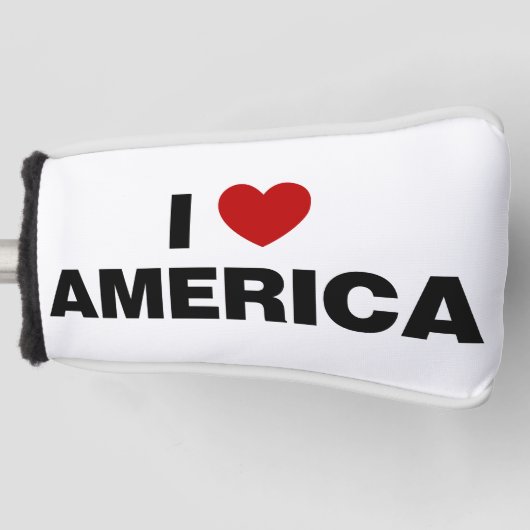 I Love America Golf Headcover (Vorderseite)
