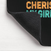I Love &amp; Cherish My Girlfriend Romantic Relati Mousepad (Ecke)