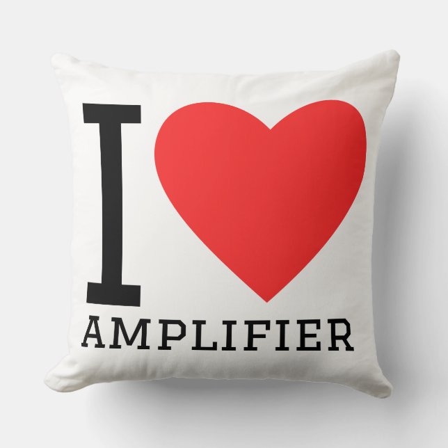I love amplifier  kissen (Vorderseite)