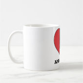 I LOVE AMSTERDAM mok By Amsterdamned Kaffeetasse (Links)