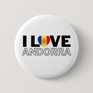 I LOVE ANDORRA - For real Andorrans! Button